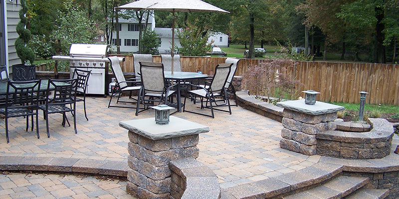 Outdoor dining area